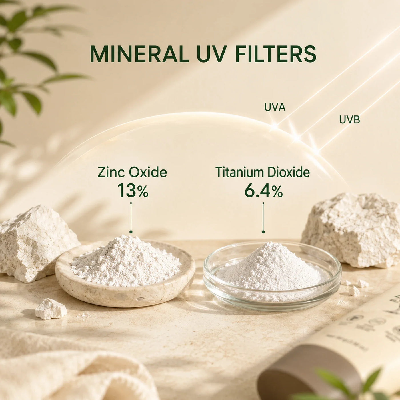 SPF30 mineral UV filter information