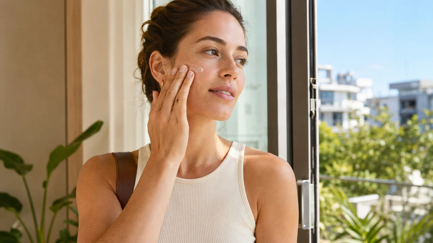 SPF30 daily face application setting