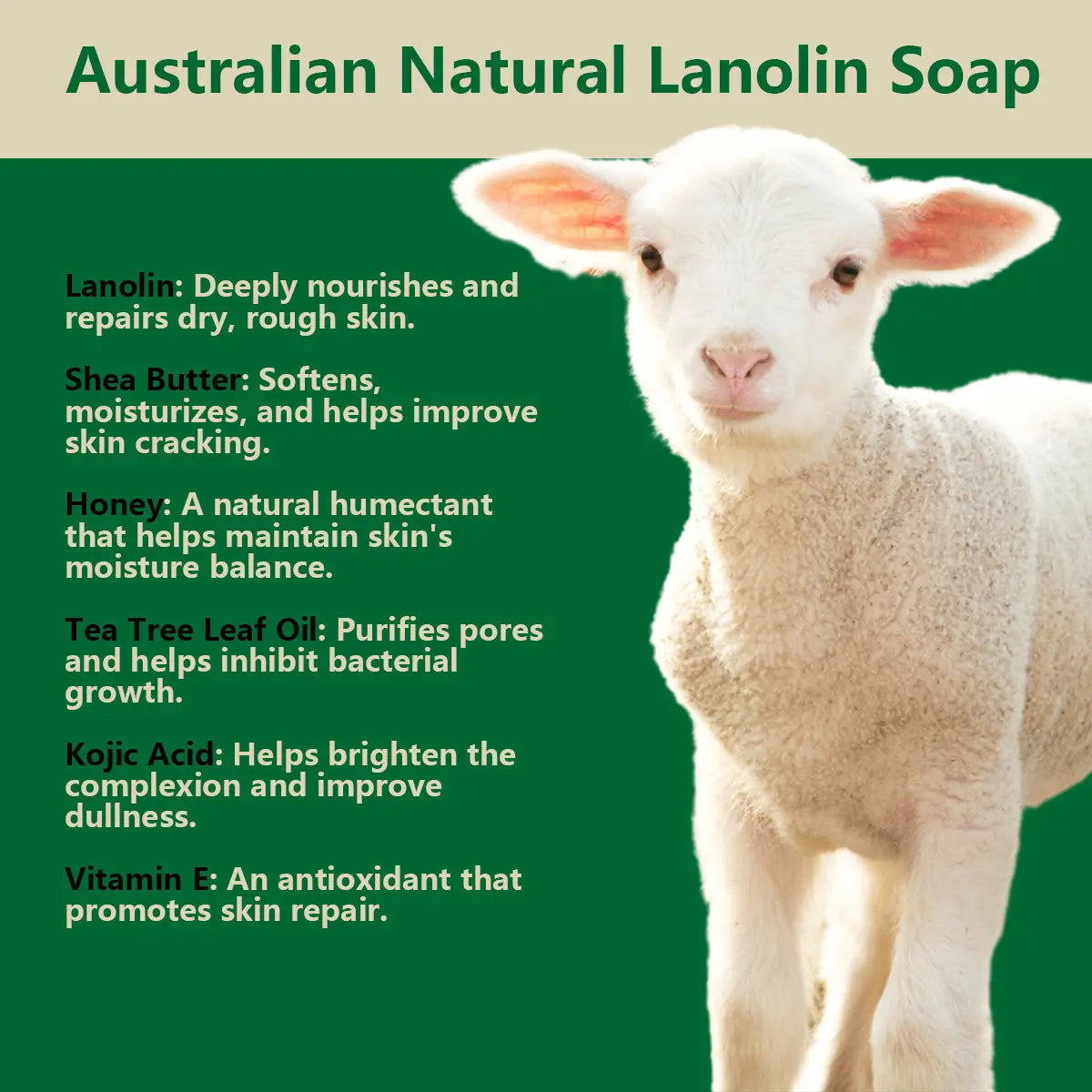 Aussie Betta Australian Natural Lanolin Soap Aussie Betta