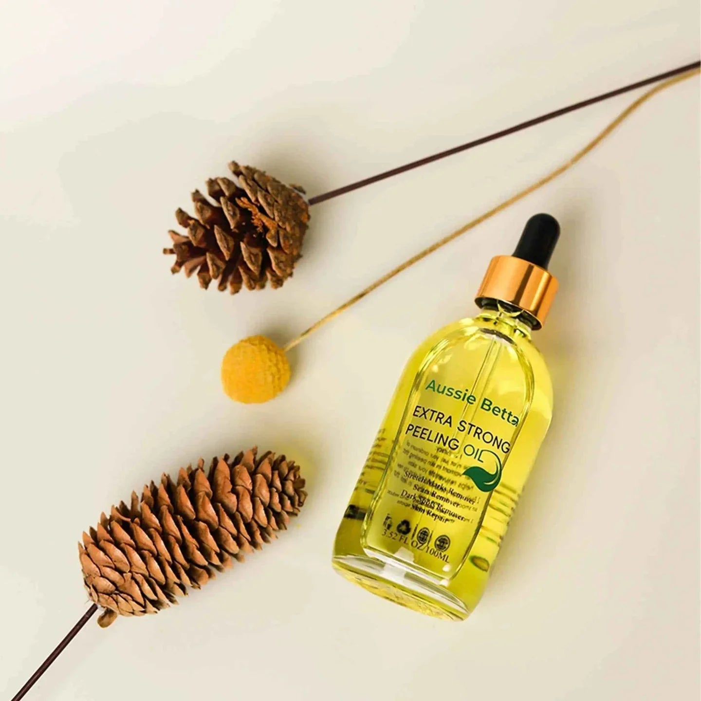 Aussie Betta Yellow Peeling Oil: Gentle Body Hyperpigmentation Treatment | Fade Dark Spots