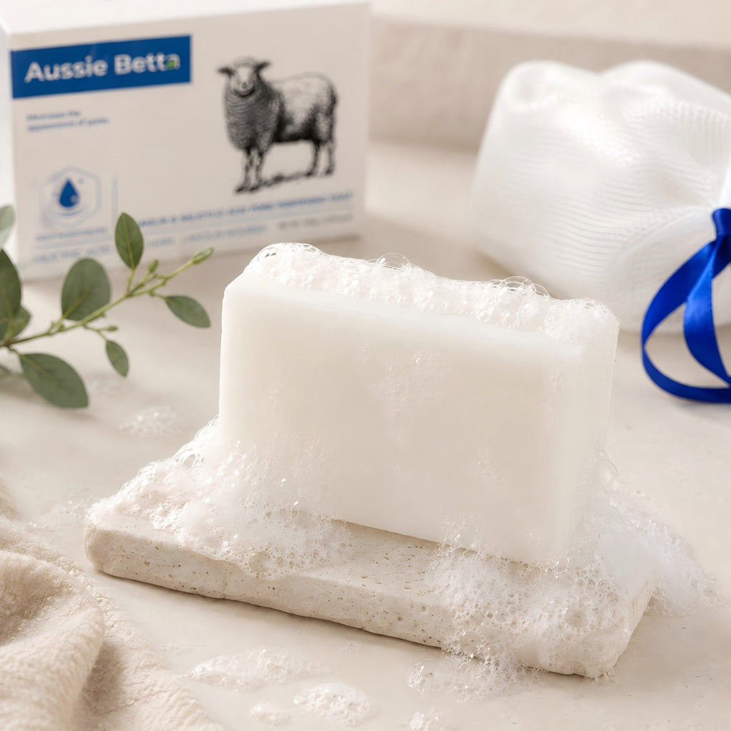 Aussie Betta Lanolin & Salicylic Acid Pore-Tightening Soap